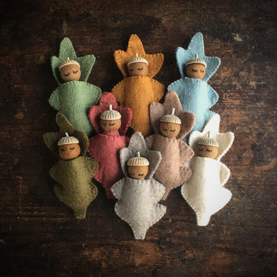 Felted Wool Acorn Babies - Many Colours