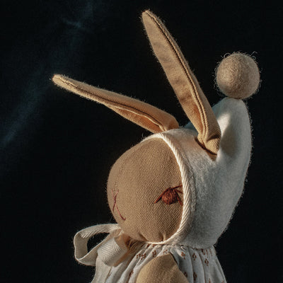Handmade Cotton Medium Rabbit - Hunter