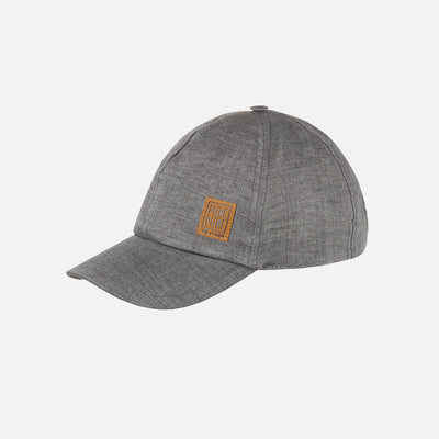 Linen Baseball Cap - Stone Grey