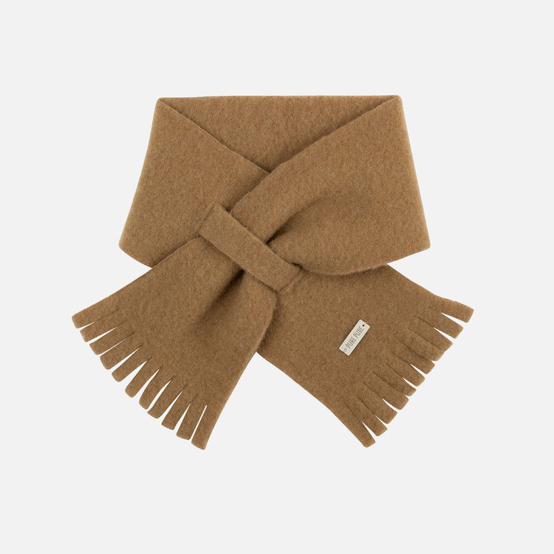 Baby & Kids Merino Wool Fleece Scarf - Warm Sand