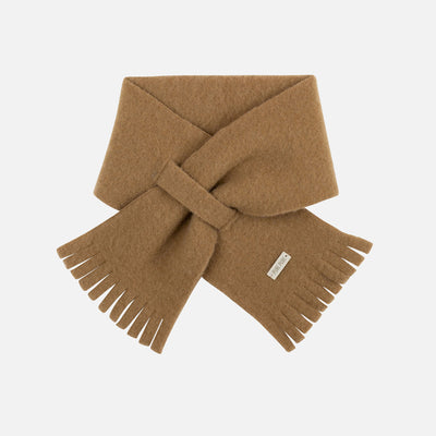 Baby & Kids Merino Wool Fleece Scarf - Warm Sand