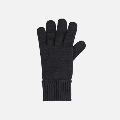 Adult's Merino Wool Knitted Gloves - Black