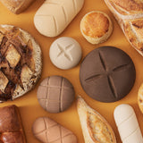 Handmade Wooden Bread - Set of 6