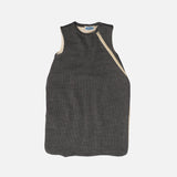 Merino Wool/Cotton Sleeveless Sleeping Bag - Slate
