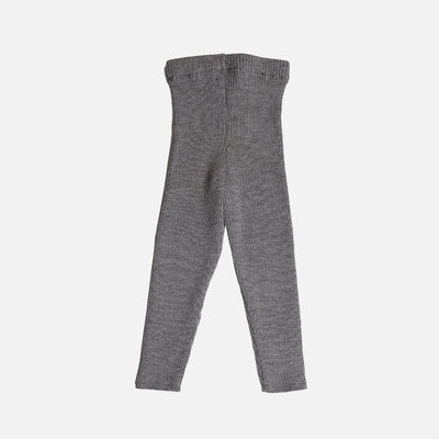 Merino Wool Rib Leggings/Trousers -Slate