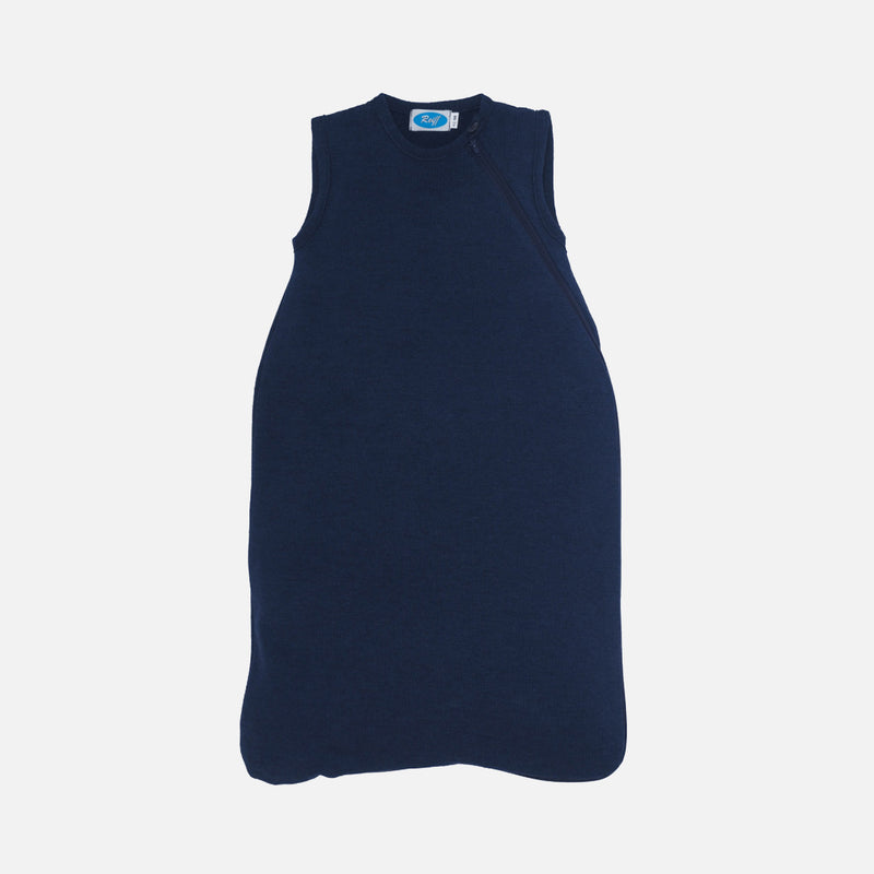 Merino Wool/Silk Sleeveless Terry Sleeping Bag - Navy