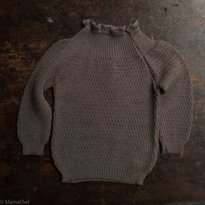 Merino Wool Sweater - Chocolate