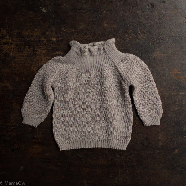 Baby Merino Wool Sweater - Beige – MamaOwl