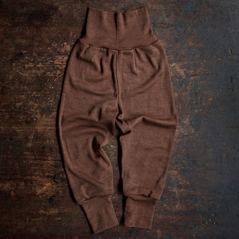 Batis Baby Pants - Merino Wool & Silk - Squirrel