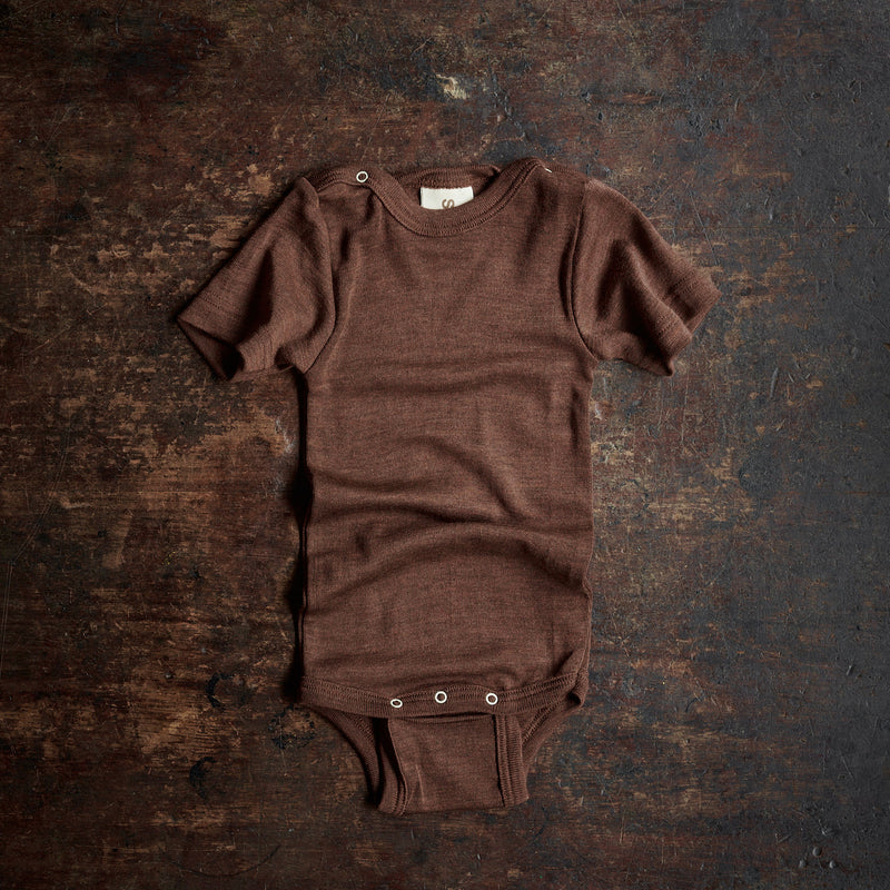 Crane Baby Body - Merino Wool & Silk - Squirrel