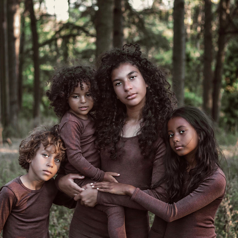 Lark Women's Top - Merino Wool & Silk - Squirrel