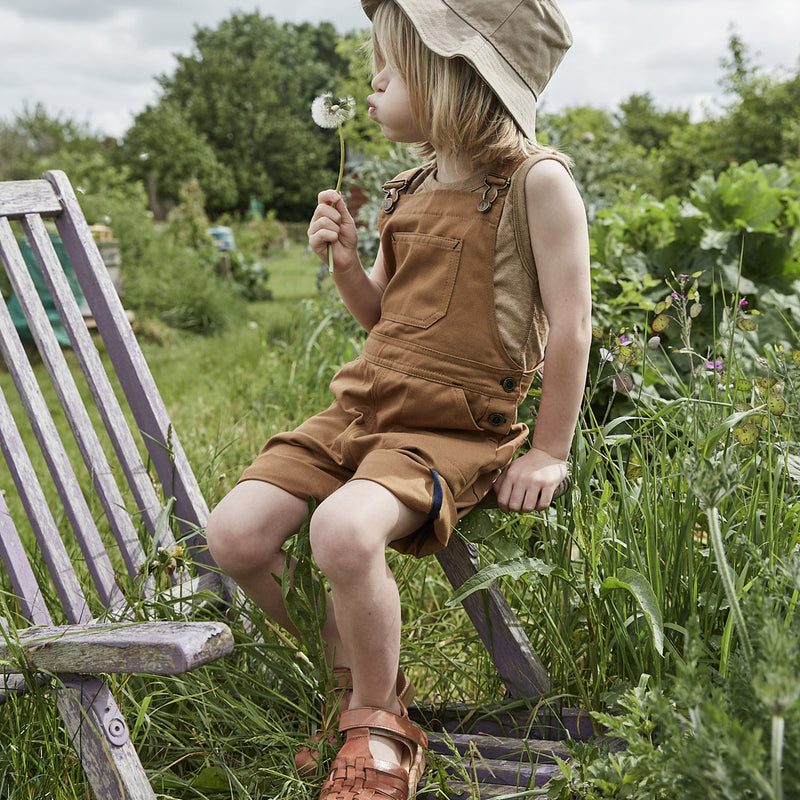 Merino Wool/Silk Pointelle Vest - Caramel