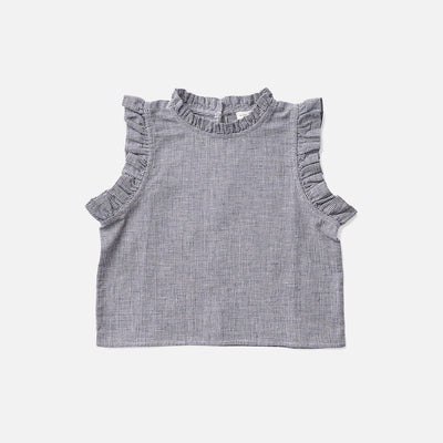 Cotton/Linen Thelma Camisole - Mini Houndstooth