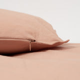 Cotton Duvet & Pillow Cover - Dark Powder - 140x200/60x63cm