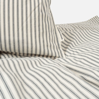 Cotton Duvet & Pillow Cover - Classic Stripe - Single