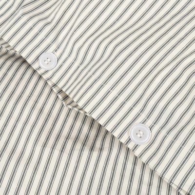 Cotton Duvet & Pillow Cover - Classic Stripe - Junior Size