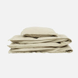 Cotton Duvet & Pillow Cover - Moss - Single