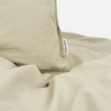 Cotton Duvet & Pillow Cover - Moss - 140x200/60x63cm
