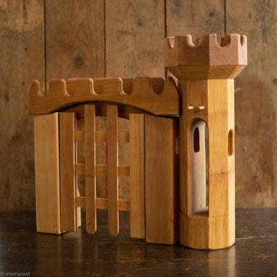 Handcrafted Wooden Connection Bridge