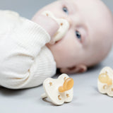 Natural Rubber Coloured Shaped Soother/Pacifier - Many Colours