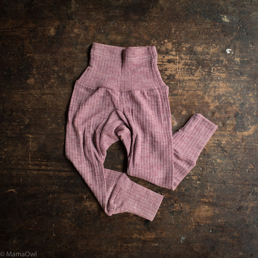 Baby Merino Wool/Cotton/Silk Pants - Plum – MamaOwl