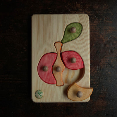 Wooden Puzzle - Apple
