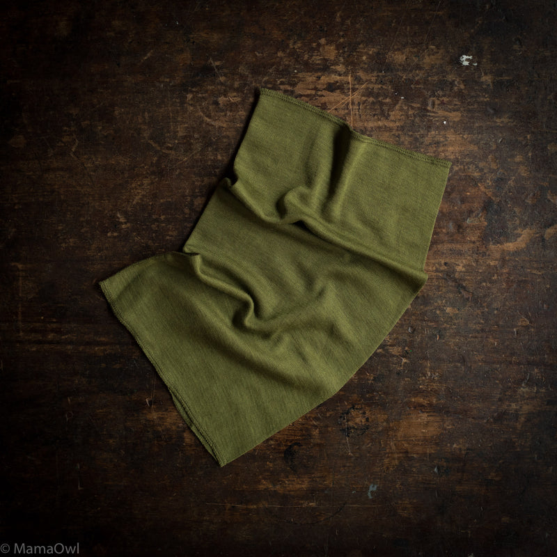 Coot Snood - Merino Wool & Silk - Moss