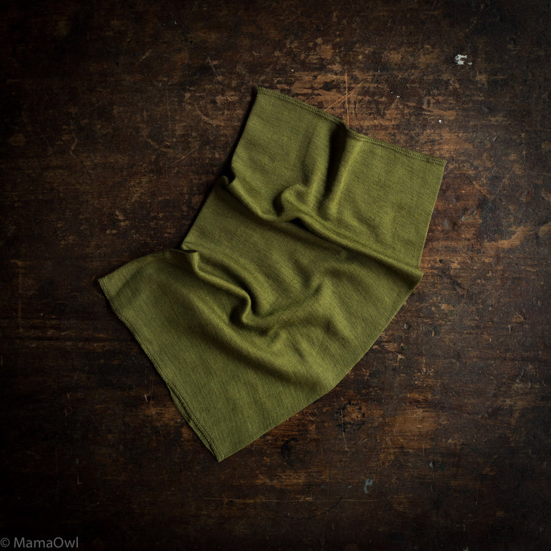 Coot Snood - Merino Wool & Silk - Moss