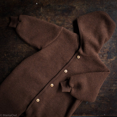 Pipit Baby & Kids Suit - Merino Wool Fleece - Squirrel