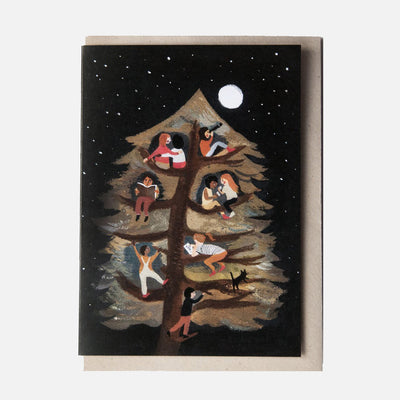 Greeting Card - Friends In A Tree