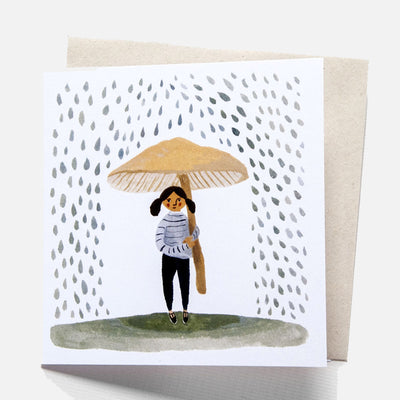 Greeting Card - It Rains