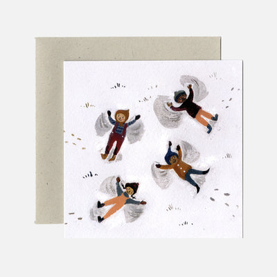 Greeting Card - Snow Angels