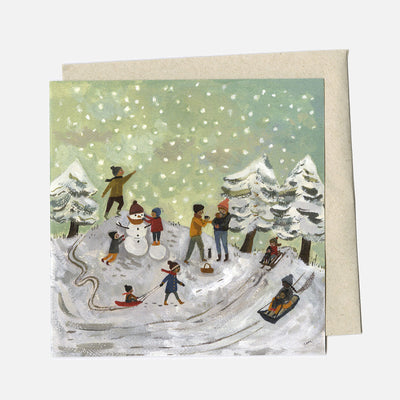 Greeting Card - Snow Day