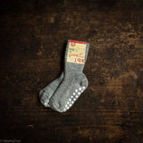 Baby & Kids Wool Socks with Stoppers - Grey Melange