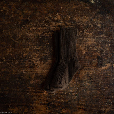 Merino Wool Socks - Cocoa
