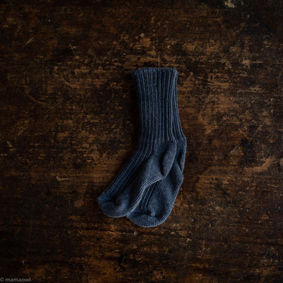 Baby, Kids & Adults Merino Wool Socks - Midnight Melange