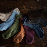 Baby, Kids & Adults Merino Wool Socks - Aubergine Melange