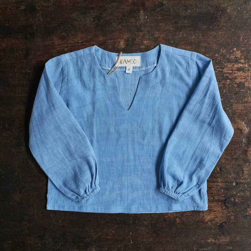 Cotton Mali Shirt - Light Indigo