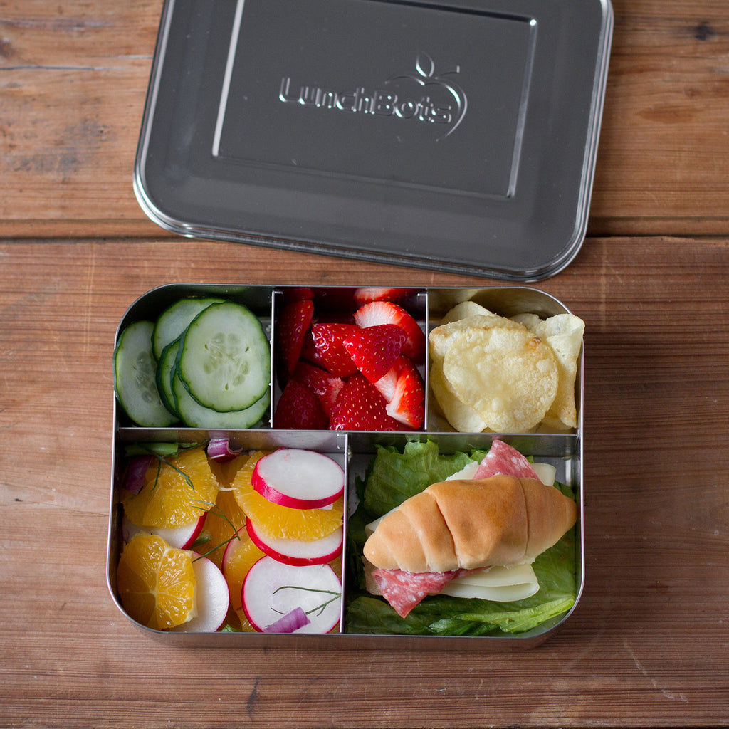 MANFAITH,Steel Lunch Box,Hot Lunch Box,Stainless Steel Bento Lunch
