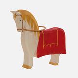 Handcrafted Wooden St Martin's White Knights Horse
