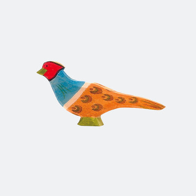 Handcrafted Wooden Pheasant