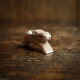 Handcrafted Wooden Running Rabbit