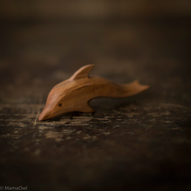 Handcrafted Wooden Dolphin