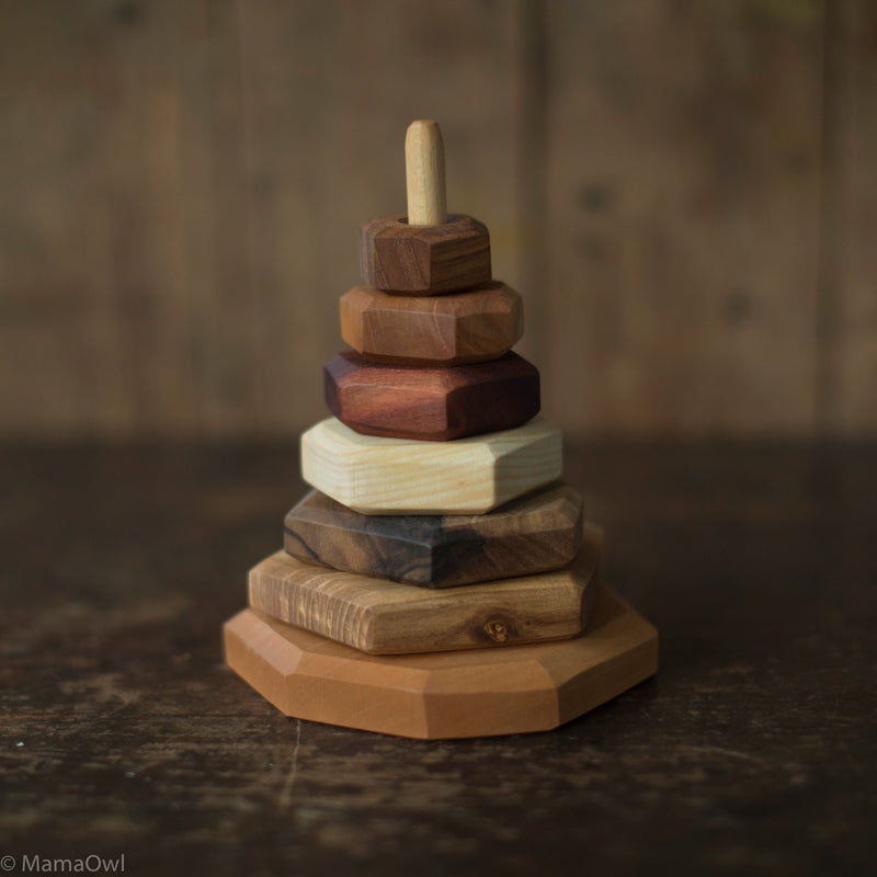 Handcrafted Wooden Stacking Toy