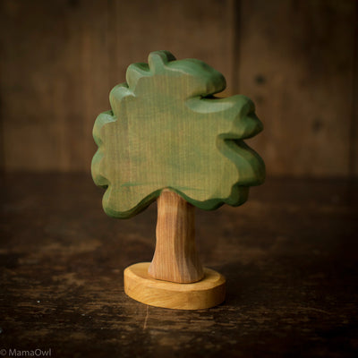 Handcrafted Wooden Medium Deciduous Tree