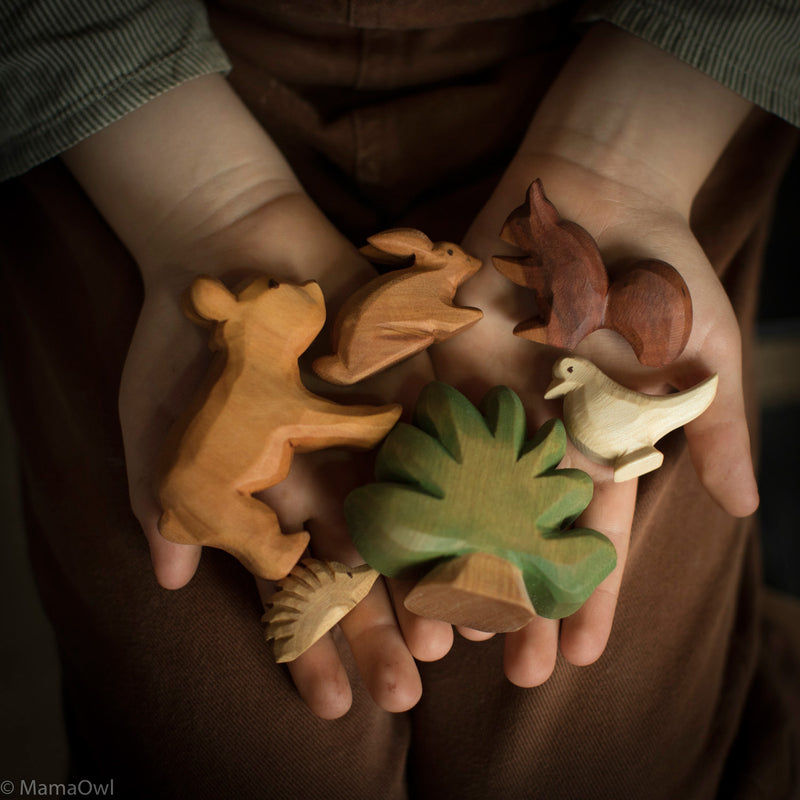 Handcrafted Wooden Hedgehog