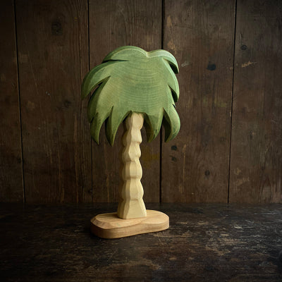 Handcrafted Wooden Big Palm Tree