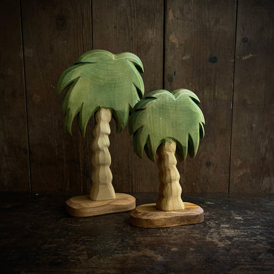 Handcrafted Wooden Big Palm Tree