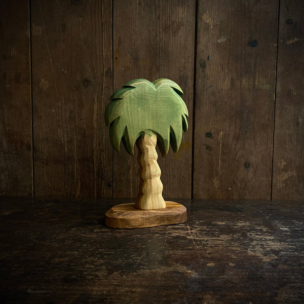Handcrafted Wooden Medium Palm Tree