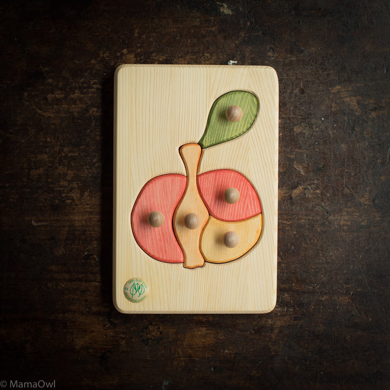 Wooden Puzzle - Apple